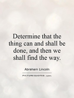 Sayings and Quotes About Determination