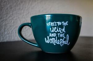 ... 21st birthday! This was my giant mug full of goodies I made for her