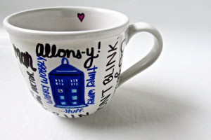 Doctor Who Tardis Quote Mug by PaperbackBoutique on Etsy, $13.00