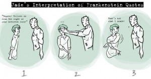 Victor Frankenstein Cartoon Frankenstein quote