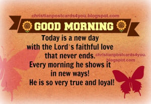 Christian Good Morning Quotes Free christian good morning
