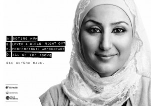 ... girls' night out. Her photo has been used as part of the See Beyond