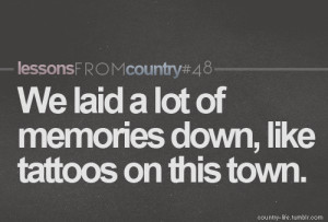 611 notes tagged as jason aldean lessons country tattoos on this town