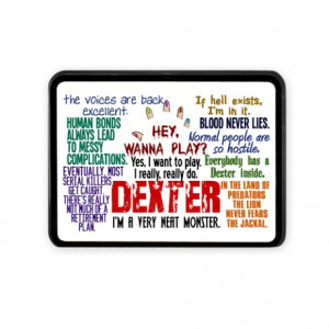 ... Serial Killer Auto > Best Dexter Quotes Rectangular Hitch Cover