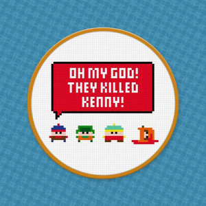 Embroidery: South Park Kenny - PDF Cross Stitch