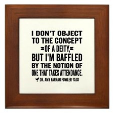Amy Farrah Fowler Quote Framed Tile for