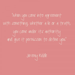 Jeremy Riddle Quote, defining beliefs, good business quotes, Tiffany ...