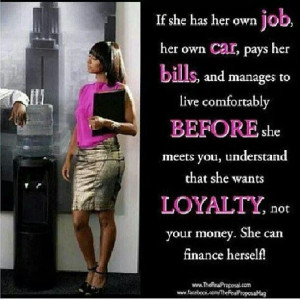 strong independent black woman!! Lol