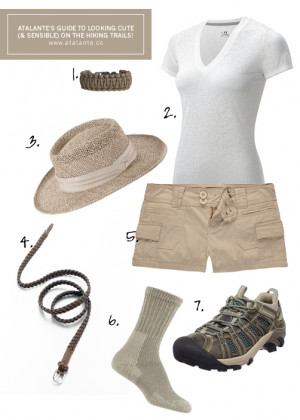 cute and sensible hiking outfit… remember this for next time Grace ...
