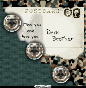 Dear Brother Myspace Comment