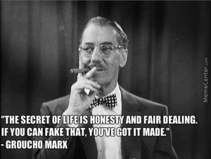 Groucho Marx Quote #3 by pasterofmuppets - Meme Center