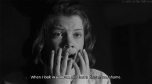 gif gifs quote Black and White sad movie ugly shame upset narnia ...