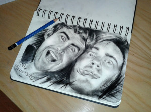 Pewdiepie and Cinnamontoastken speed drawing! by ElixColfer
