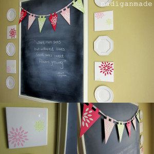 ... in and joined the pennant trend! Why are pennants just so darn cute