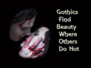 Gothic love wallpaper