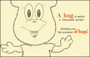Hug Quotes Glitters (1)