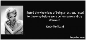 More Judy Holliday Quotes