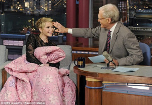 ... candour on The Late Show With David Letterman on Wednesday night