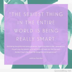 Being really smart quote