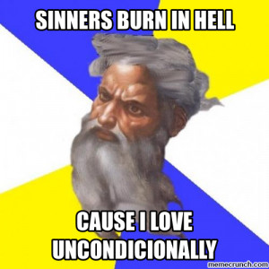 sinners burn in hell Jan 29 17:44 UTC 2012