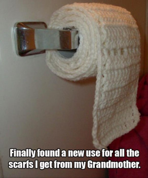 Just because you can crochet toilet paper doesn’t mean you should