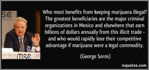 Who most benefits from keeping marijuana illegal? The greatest ...