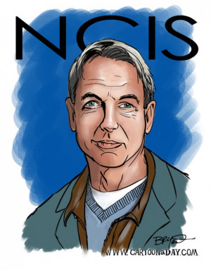 ... Funny Caricature » NCIS Mark Harmon Caricature Agent Gibbs ? Cartoon