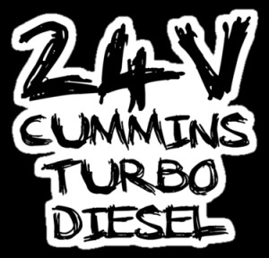 Truck Tee's › Portfolio › 24 V Cummins Turbo Diesel