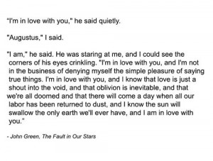 Quote from] The Fault in Our Stars by John Stars
