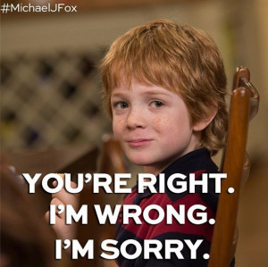 MichaelJFox the six words every woman wants to hear from a guy