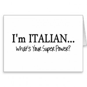 Im Italian Whats Your Super Power Card