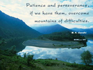 Thought For The Day PATIENCE