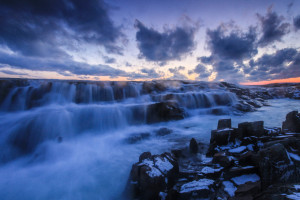 Sunset Over Lake Superior Grand Marais Minnesota Hqworld