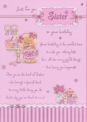 happy birthday sister quotes and poems