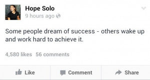 Hope Solo Quote