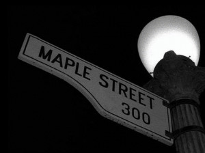 twilight zone monsters are due on maple street street light street ...