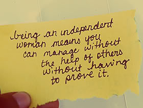 Being Independent Quotes & Sayings