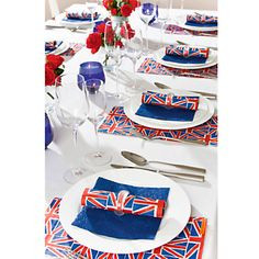 Brighten up your party with a British touch #jubilee More