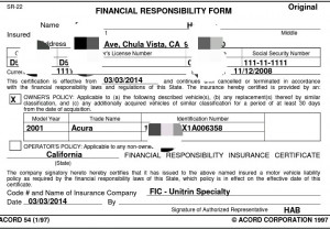 SR22 Insurance Quotes Without Vehicle SR22 Defined