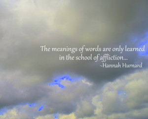 The meanings of words...