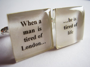 London Quote Cufflinks - Gifts for Men, Husband, Boyfriend,Groom, Best ...