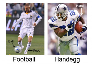 Football vs Handegg
