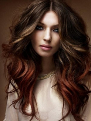 Brown to Red Ombre Coloring | BeautyTipsnTricks.comOmbre Hair Colors ...