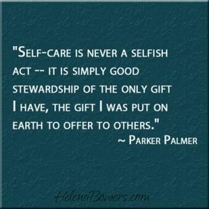self-care quote by Parker Palmer