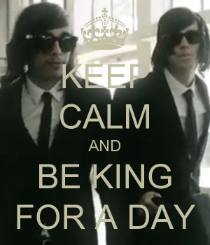 King for a day lyrics
