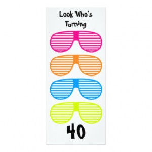 Look who's turning 40 Invite 4