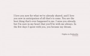 quotes love novel nicholas sparks nights in rodanthe