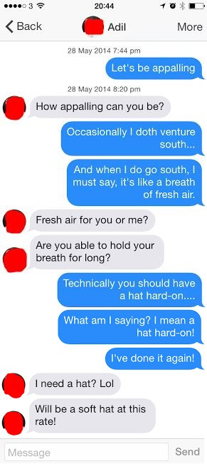 ... when you chat up potential dates using only Alan Partridge quotes