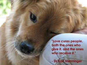Love quote from Dr Karl Menninger