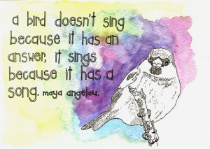 Love this quote from Maya Angelou!